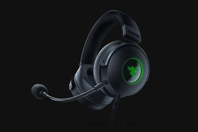 Kraken v3 Hypersense Razer ZF6495 jeden kolor dźwięk w grach
