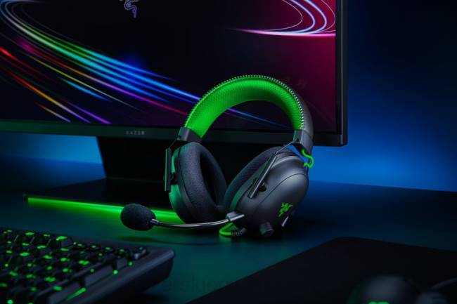 Specjalna edycja blackshark v2 Razer ZF6486 czarny dźwięk w grach