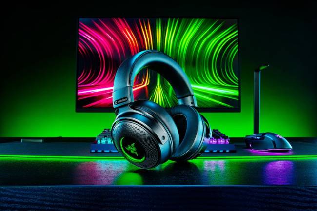 kraken v3 pro Razer ZF6494 jeden kolor dźwięk w grach