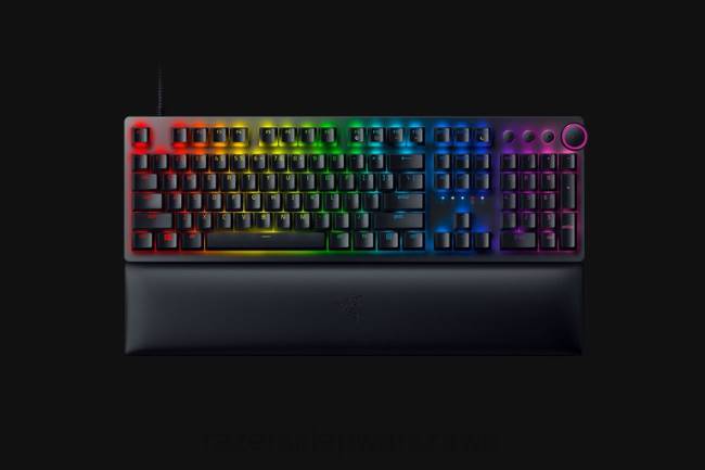 Huntsman v2 - klikalny przełącznik optyczny - us Razer ZF6469 jeden kolor klawiatura