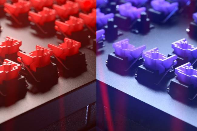 Huntsman v2 - klikalny przełącznik optyczny - us Razer ZF6469 jeden kolor klawiatura