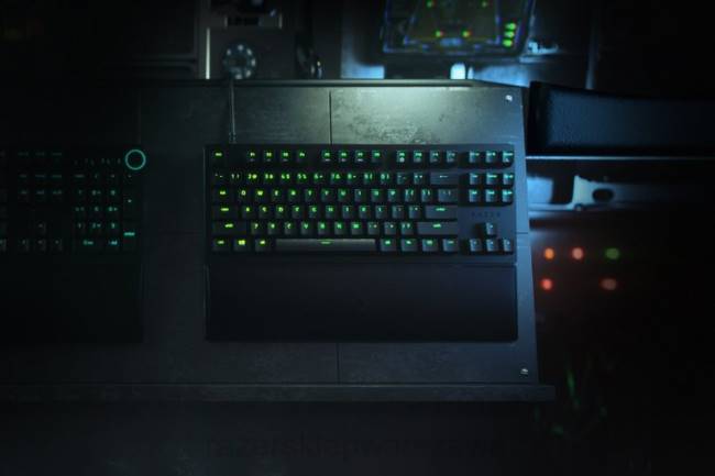 Huntsman v2 tenkeyless - klikalny przełącznik optyczny - us Razer ZF6471 czarny klawiatura