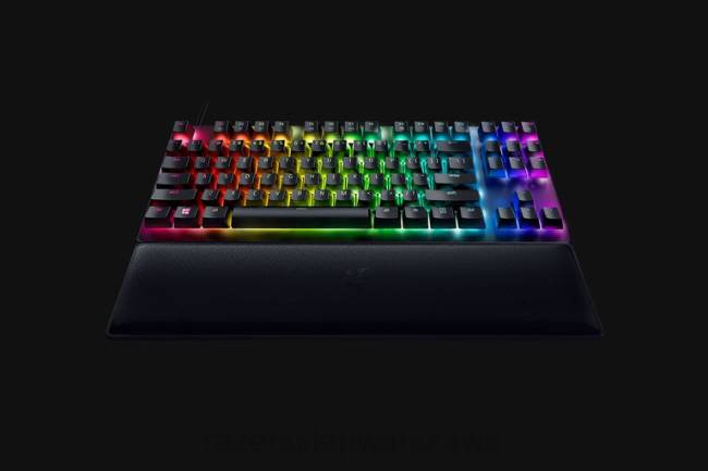 Huntsman v2 tenkeyless - klikalny przełącznik optyczny - us Razer ZF6471 czarny klawiatura