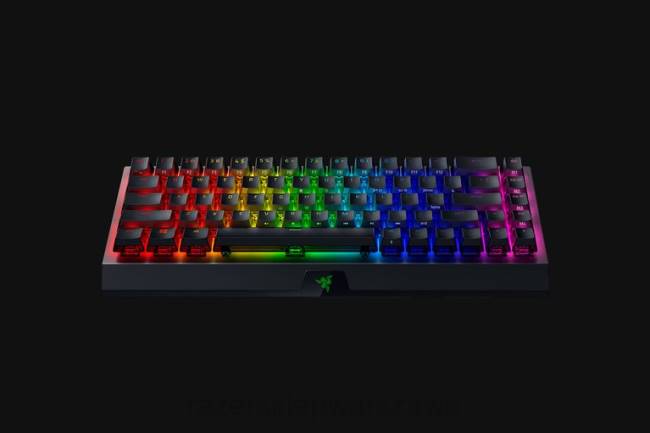 blackwidow v3 mini hyperspeed - edycja phantom - żółty przełącznik - us Razer ZF6464 czarny klawiatura