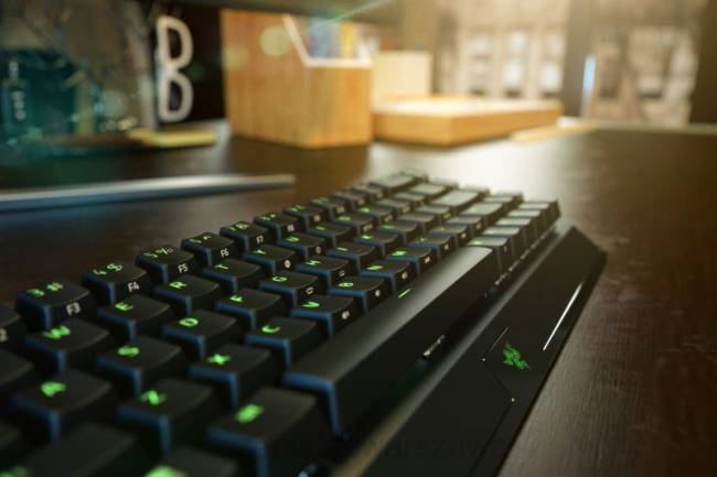 blackwidow v3 mini hyperspeed - żółty przełącznik - us Razer ZF6463 czarny klawiatura