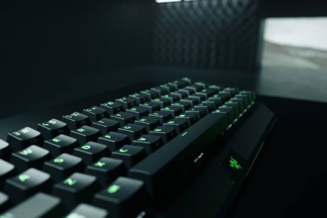 blackwidow v3 mini hyperspeed - żółty przełącznik - us Razer ZF6463 czarny klawiatura