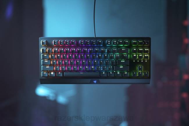 blackwidow v3 tenkeyless - żółty przełącznik - us Razer ZF6462 czarny klawiatura