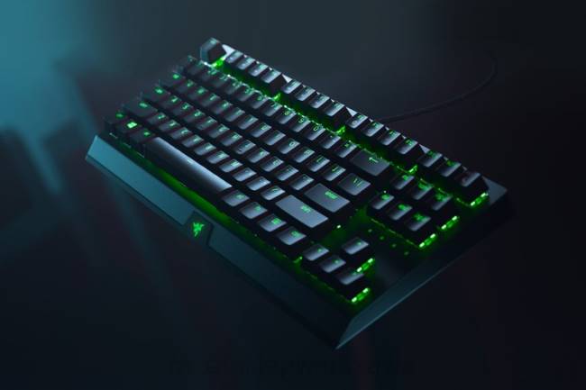blackwidow v3 tenkeyless - żółty przełącznik - us Razer ZF6462 czarny klawiatura