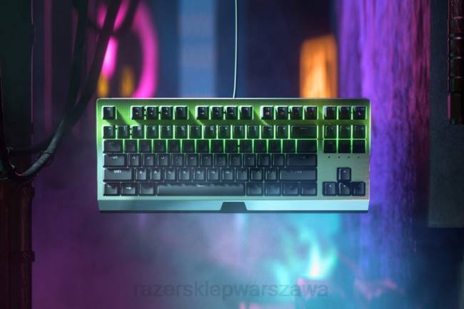 blackwidow v3 tenkeyless - żółty przełącznik - us Razer ZF6462 czarny klawiatura