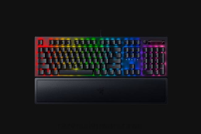 blackwidow v3 - żółty przełącznik - us Razer ZF6461 czarny klawiatura