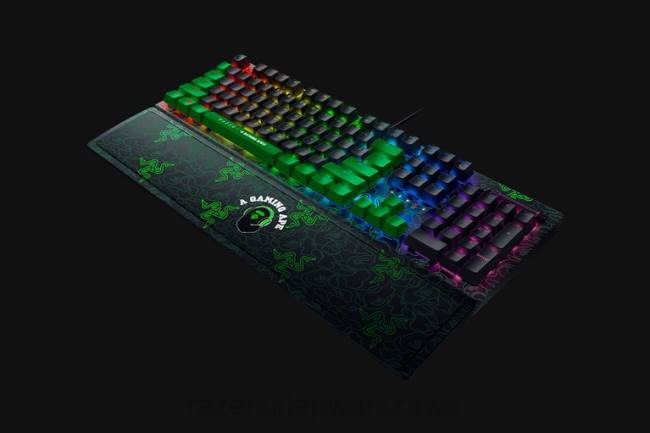 blackwidow v3 - zielony przełącznik - us Razer X *A Bathing Ape ZF6460 zielony klawiatura