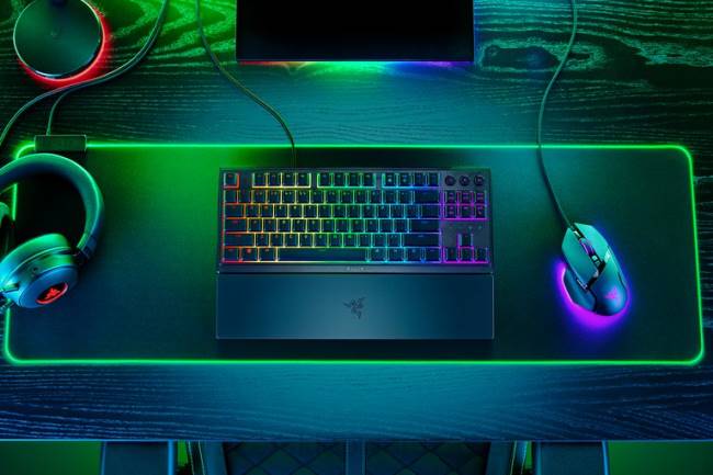 ornata v3 tenkeyless - my Razer ZF6476 jeden kolor klawiatura