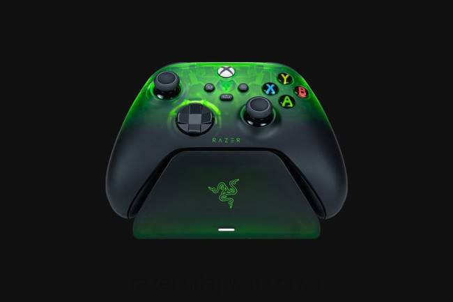 kontroler bezprzewodowy i podstawka szybkiego ładowania do limitowanej edycji konsoli Xbox Razer ZF64164 jeden kolor konsola