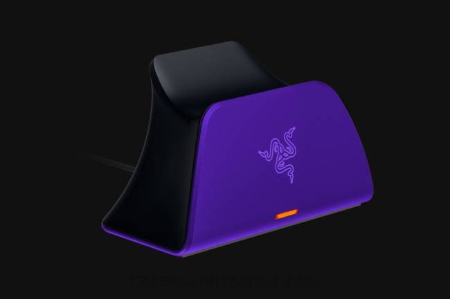 podstawka szybkiego ładowania do konsoli PS5 Razer ZF64172 fioletowy konsola