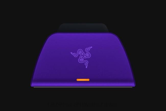 podstawka szybkiego ładowania do konsoli PS5 Razer ZF64172 fioletowy konsola