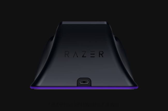 podstawka szybkiego ładowania do konsoli PS5 Razer ZF64172 fioletowy konsola