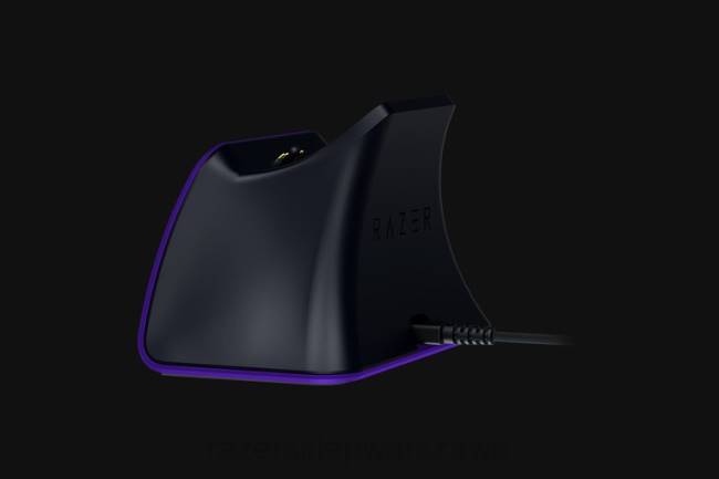 podstawka szybkiego ładowania do konsoli PS5 Razer ZF64172 fioletowy konsola