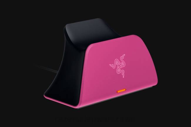 podstawka szybkiego ładowania do konsoli PS5 Razer ZF64173 różowy konsola