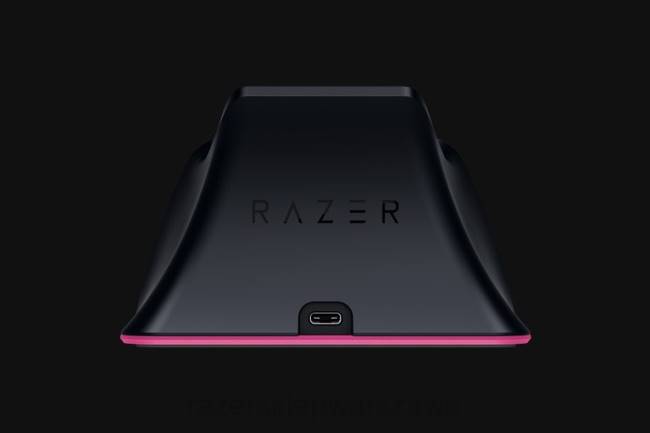 podstawka szybkiego ładowania do konsoli PS5 Razer ZF64173 różowy konsola