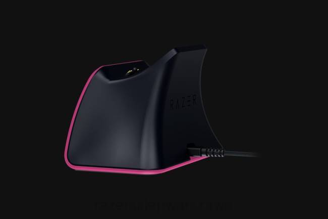 podstawka szybkiego ładowania do konsoli PS5 Razer ZF64173 różowy konsola