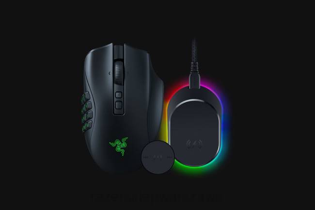 Zestaw naga v2 pro + stacja dokująca do myszy pro Razer ZF6444 jeden kolor myszy
