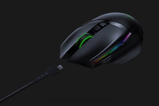bazyliszek Ultimate ze stacją ładującą Razer ZF6435 jeden kolor myszy