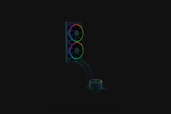 Chłodnica cieczy hanbo chroma rgb aio (nakrętka pompy argb) Razer ZF6419 jeden kolor komponent komputera