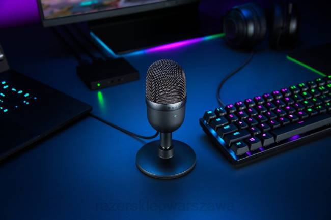 syrena mini Razer ZF64110 czarny Tworzenie treści