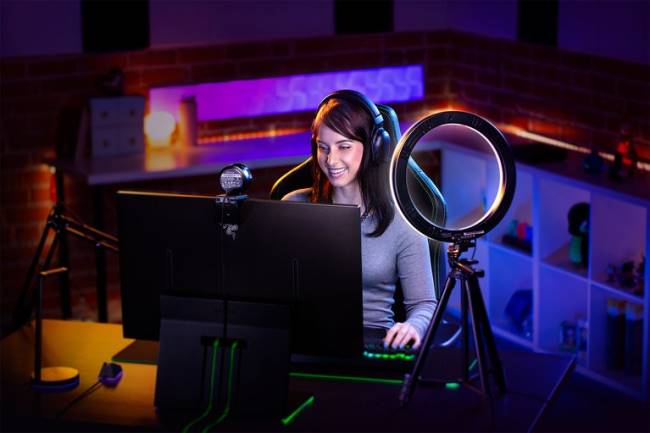 światło pierścieniowe Razer ZF64121 jeden kolor Tworzenie treści