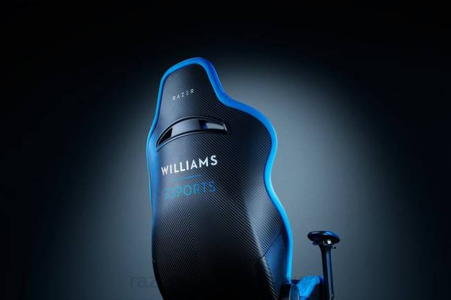 enki pro – edycja e-sportowa Williamsa Razer ZF64124 jeden kolor fotel gamingowy