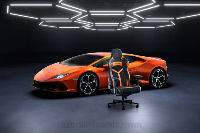 enki pro - edycja samochodowa lamborghini Razer ZF64122 jeden kolor fotel gamingowy