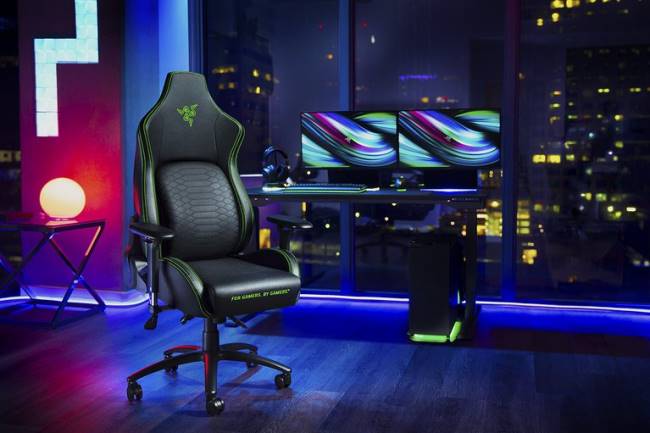 iskur Razer ZF64136 czarny fotel gamingowy