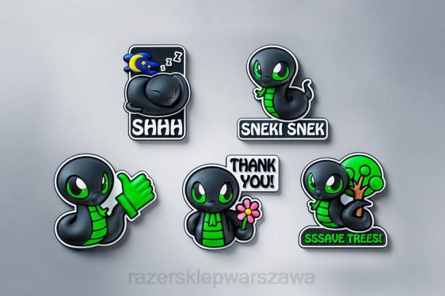 Magnes na lodówkę sneki snek - sssave drzew Razer ZF64207 jeden kolor bieg