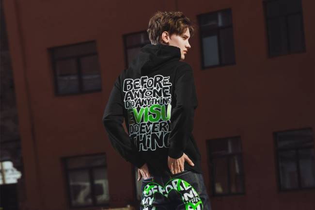 Bluza z kapturem evisu Godhead Razer ZF64193 jeden kolor strój