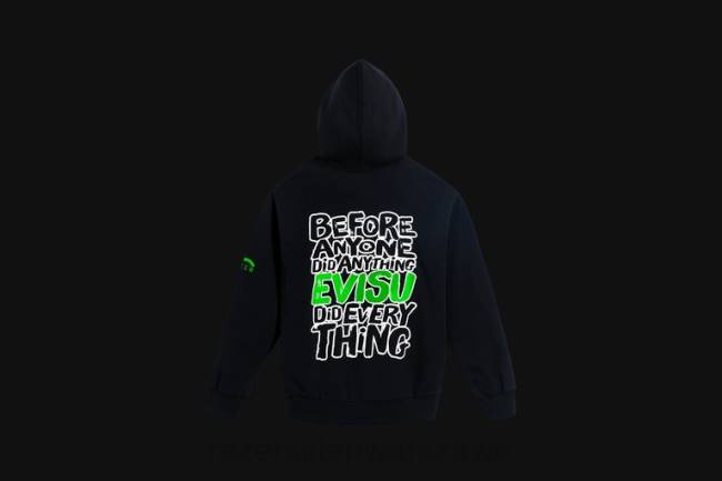 Bluza z kapturem evisu Godhead Razer ZF64193 jeden kolor strój